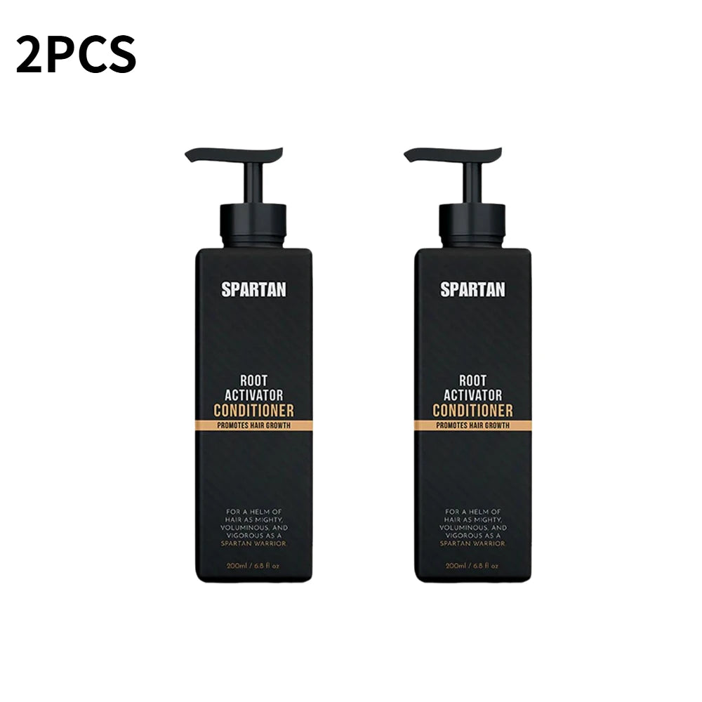 Spartan Root Activator Shampoo Ginger Root Hair Care Dandruff Control Anti Hair Loss Hair Regrowth Fluffy Strengthens Shampoo