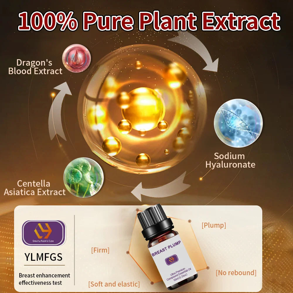 Fast Breast Growth Enlargement Cream Chest Lift Firm Enhancer Care Oil Butt Breast Plump Growth Massage Boobs Bigger Body Care