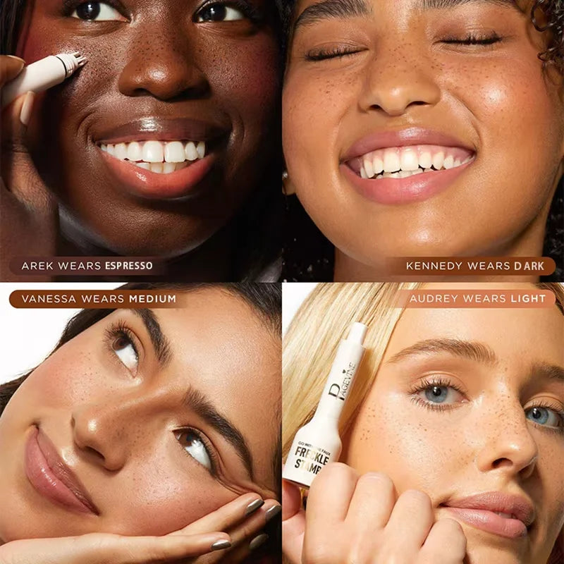 Facial Freckle Stamp Pencil,Natural Makeup for Freckles,Dark Spots, Moles,Waterproof,not easy to fade Concealer,Feminine Contour