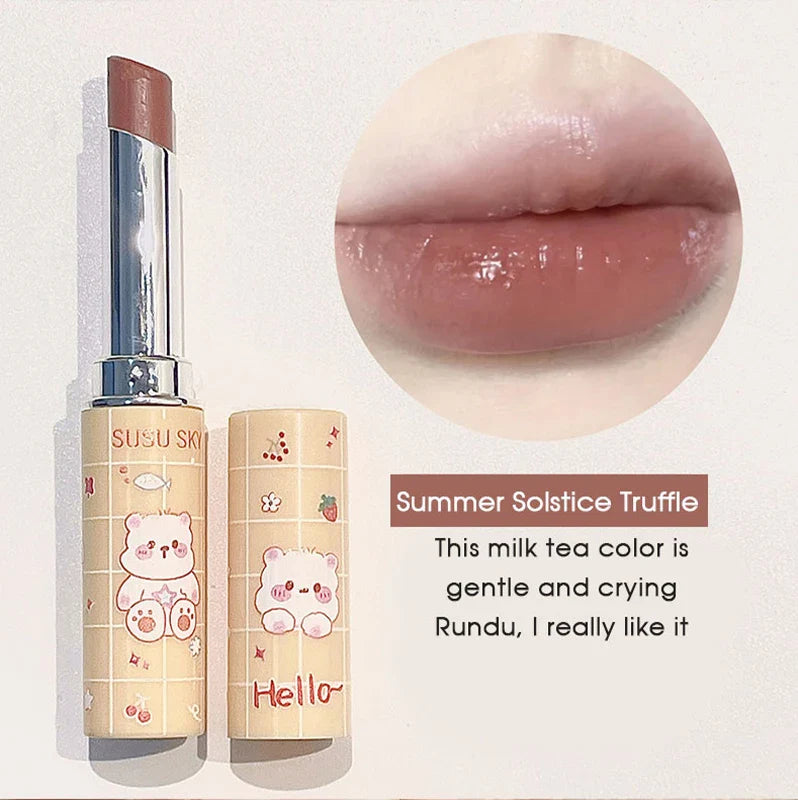Cute Paradise Lipstick – Moisturizing and Hydrating Lip Care, Stain-Free Color Lipstick