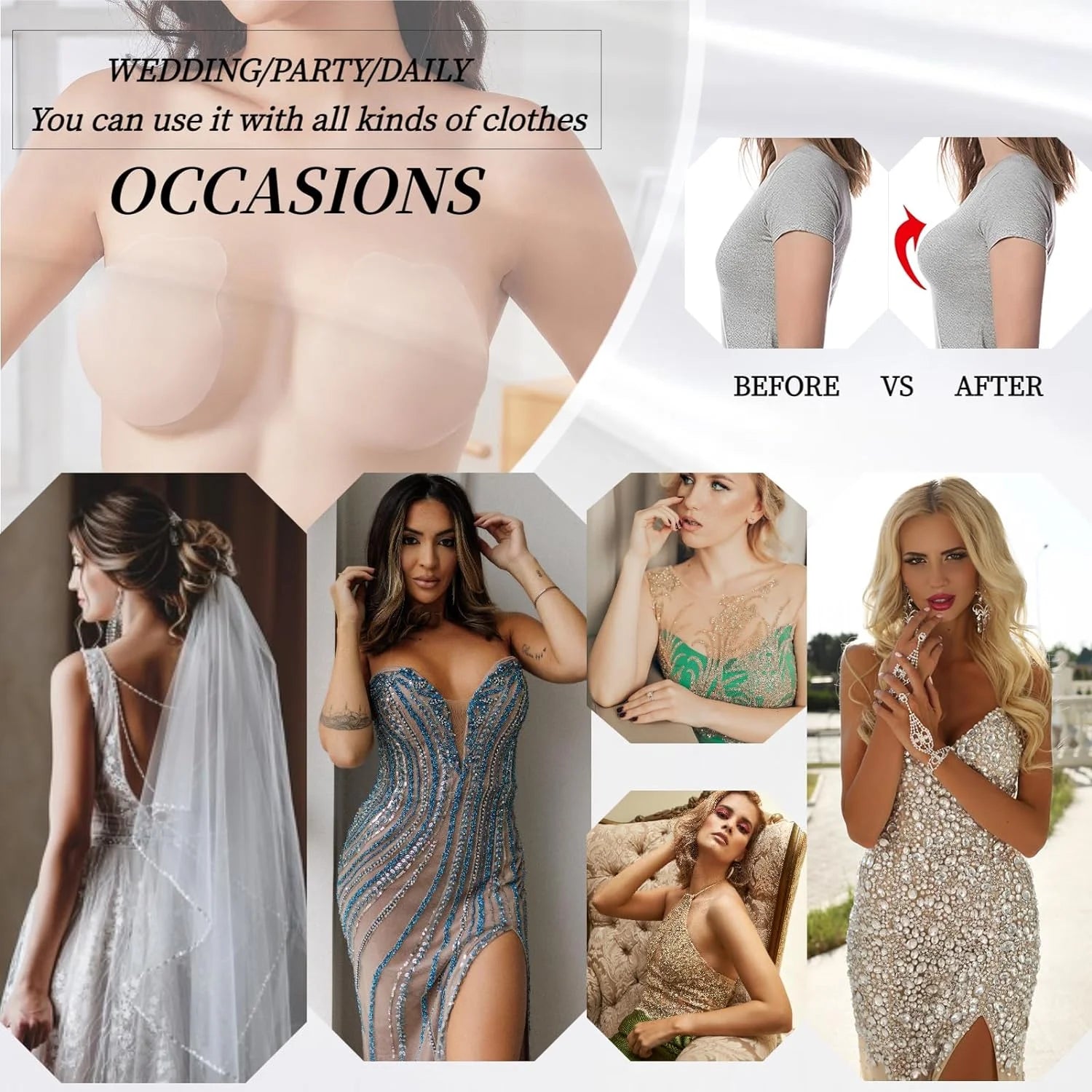 Reusable Silicone Pastie Nipple Cover Liner Adhesive Invisible Breast Lift Chest Sticker For Women Sticky Bra Boob Tape