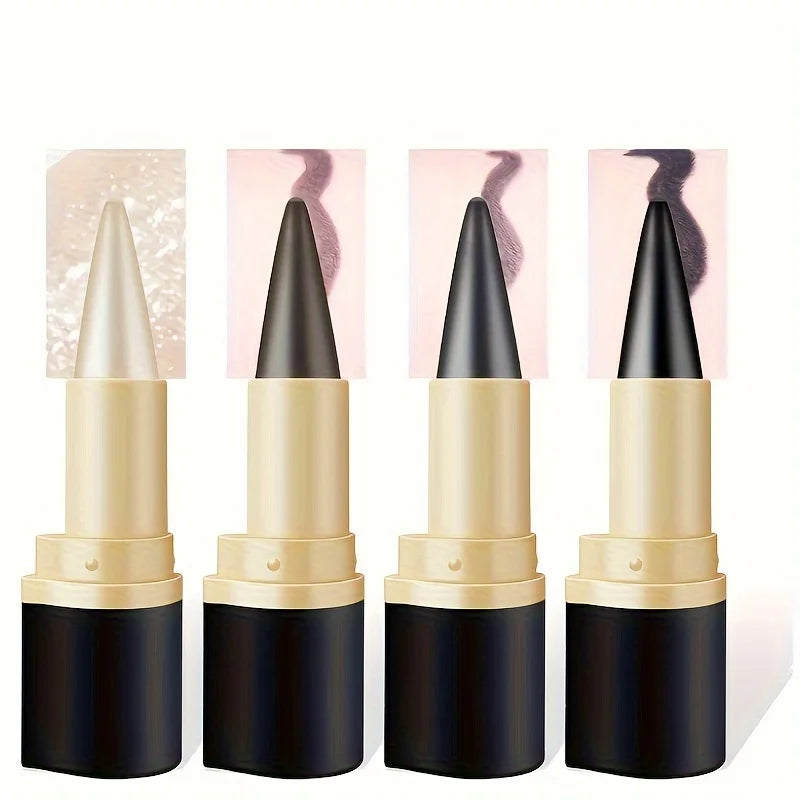 Gel Eyeliner, Quick-Dry Matte Smudge Proof Waterproof Eye-liner Pencil For Women Girls Daily Party Stage Makeup