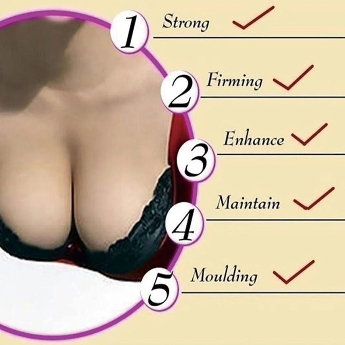 5ML/15ML/30ML/50ML 100% Natural Breast Plump Essential Oil Grow Up Busty Breast Enlargement Breast Enlargement Massage Oil Cream