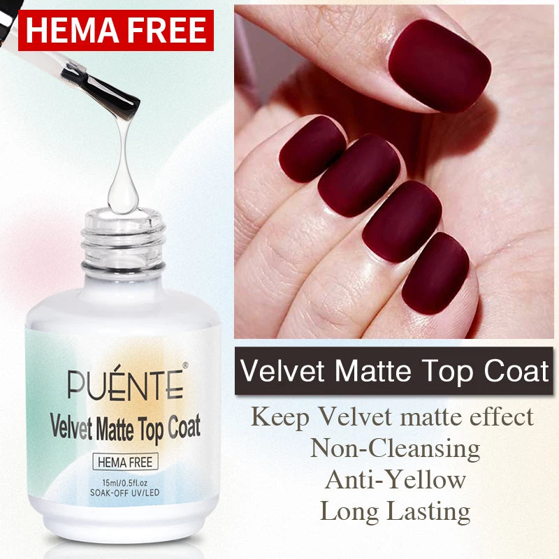 PUENTE 15ML Vitamin E Base Coat Gel Nail Polish For Soft Thin Breaking Nails Strengthen Soak Off UV Gel Varnish For Nail Care