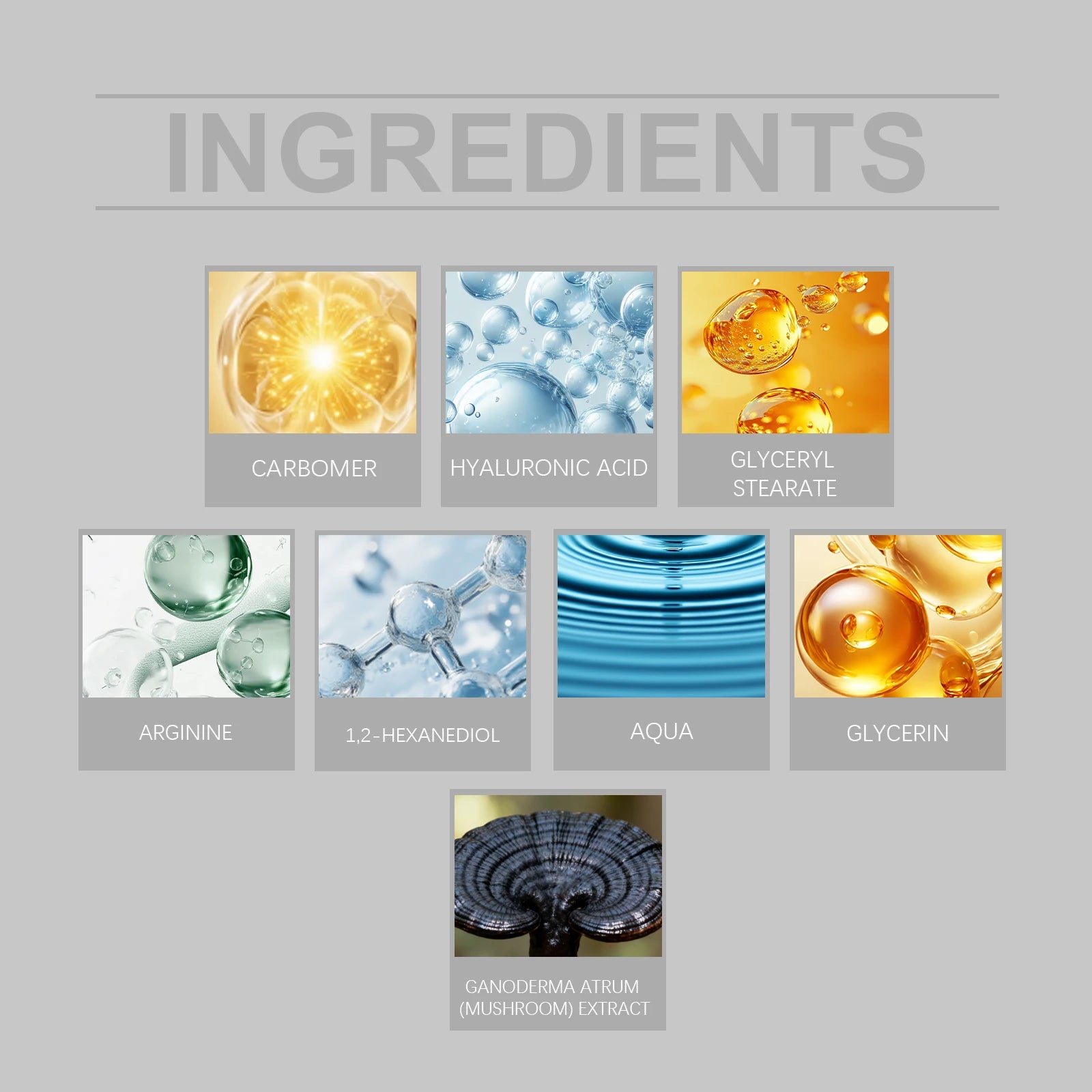 Reishi Mushroom Facial Spray Hydrating Toner with Hyaluronic Acid for Glowing Skin Makeup Setting Spray Face Mist for Dry Skin