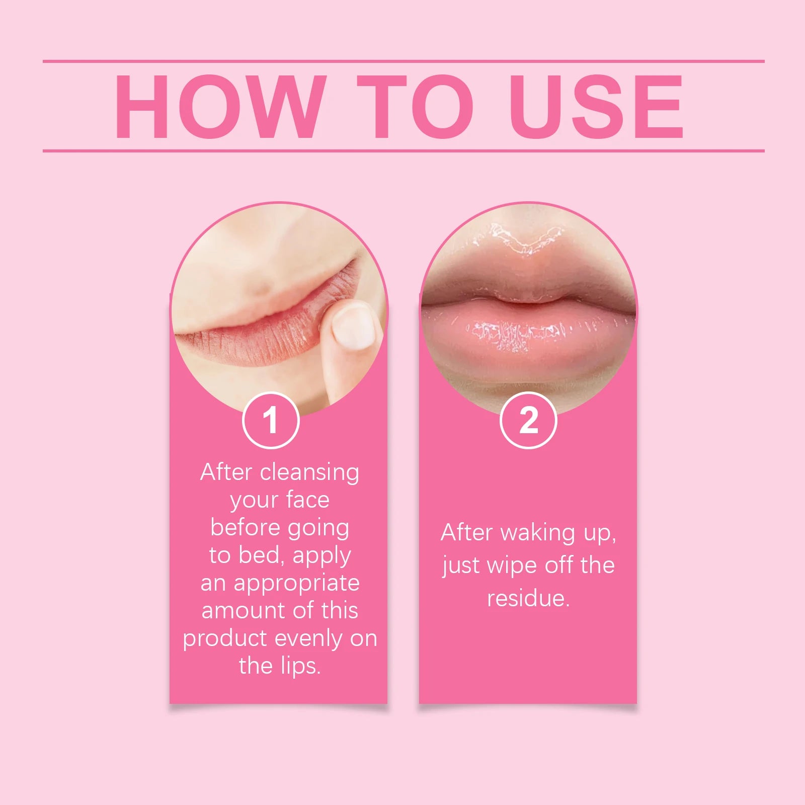 HOYGI Sleep Lip Mask Deep Hydration Lasting Moisturizing Exfoliation Night Lips Care Maintenance Fades Lip Lines Anti Cracked