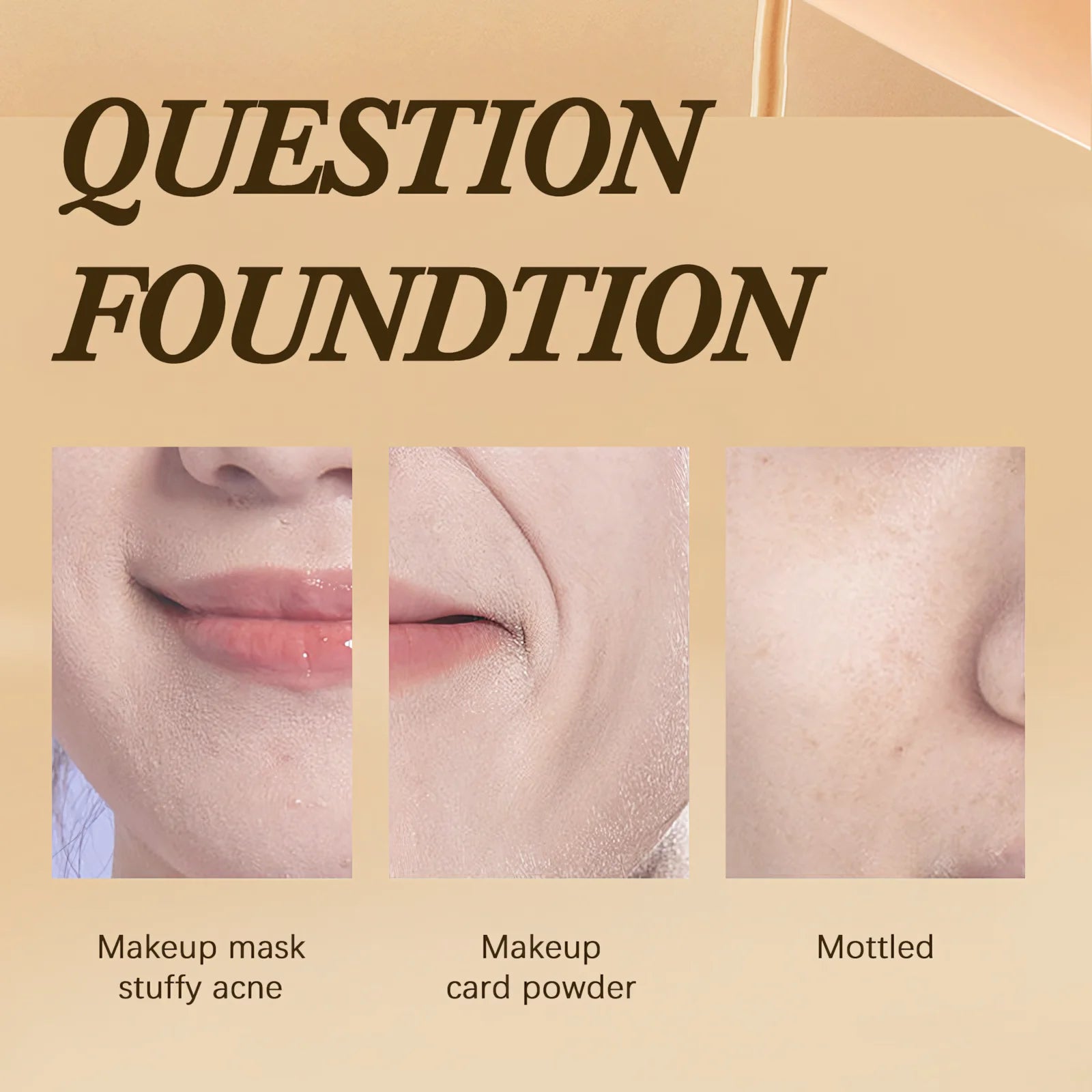 O'cheal Liquid Foundation Cream Oil-Control Matte BB Cream Concealer High Coverage Brighten Skin Waterproof  Facial Cosmetics