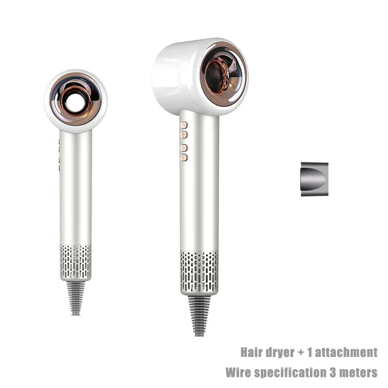 Professional Hair Dryer 1600W 220v Leafless Negative Ion Hair Dryer Home Travel Hair Styler Blow drier