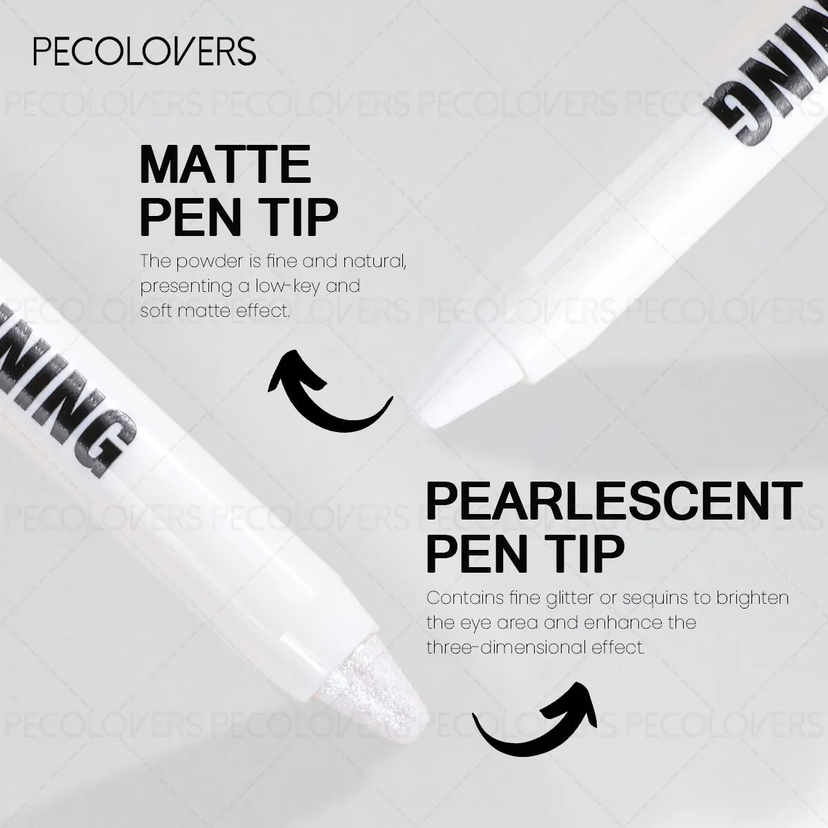 1PC Waterproof Glitter Shimmer Eyeshadow Stick - Pearly Highlighter Pen, Ideal for Stunning Eye Styles