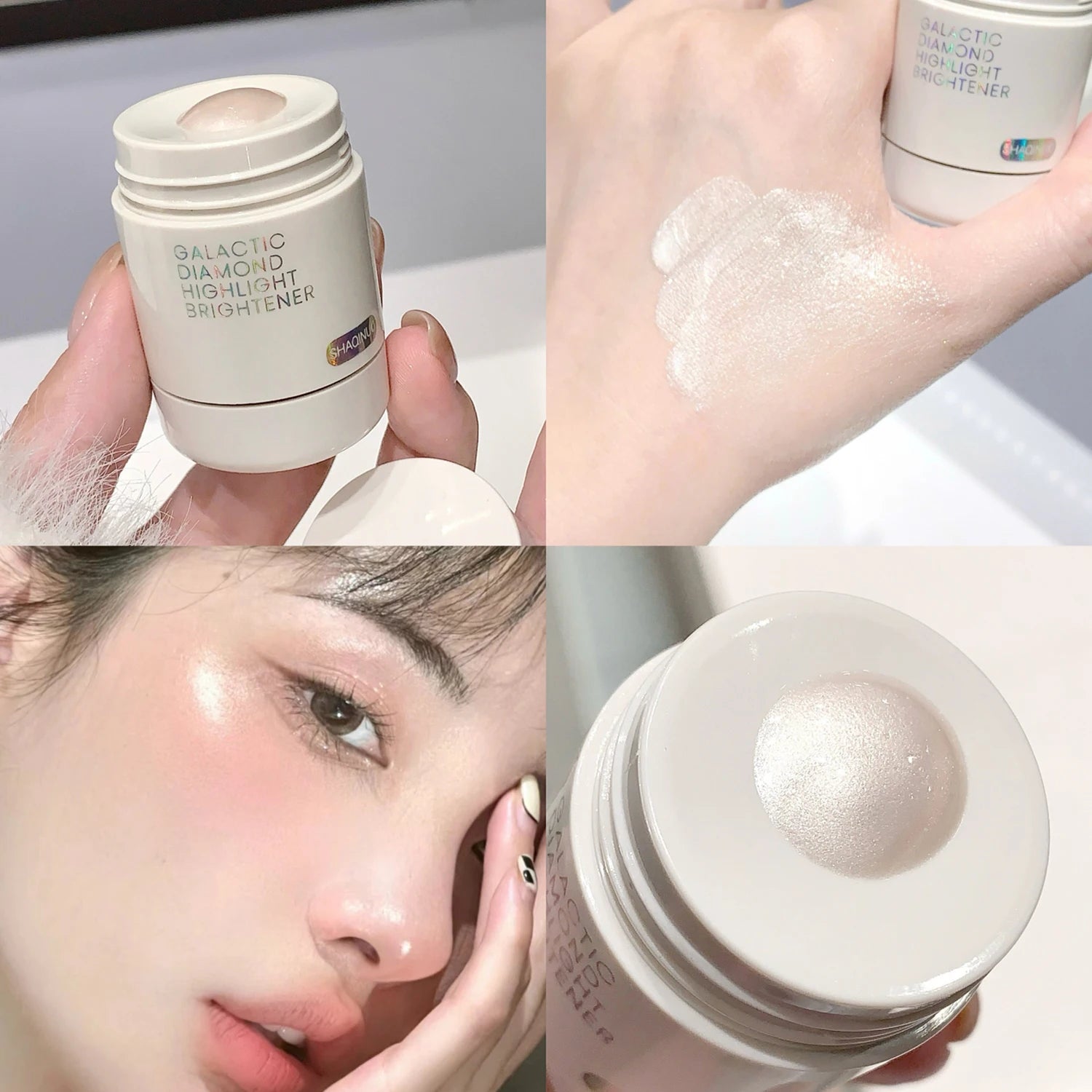 Pearlescent Diamond Highlighting Liquid Intense Sparkle Full Body Shimmer Facial Contour Brightening Lasting Liquid Highlighter