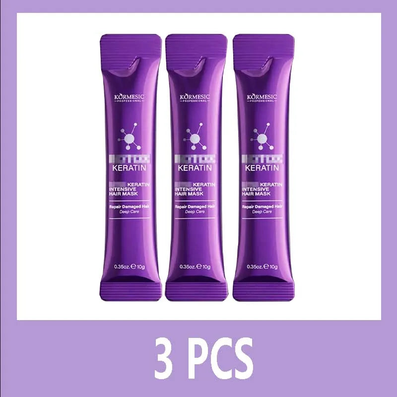 Keratin Hair Mask Magical 5 Second Repair Damage Frizzy Soft Smooth Shiny Hair Deep Moisturize Treat Repair Hair Care Mask