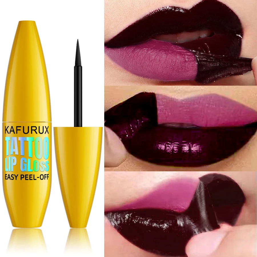 7 Colors Long Lasting Lip Inks Korean Matte Lip Tint Peel Off for Lips Stick Pink Red Makrup for Women Cosmetic Gifts Lip Stain