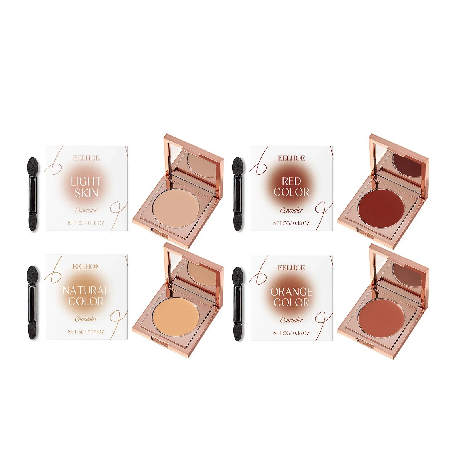 Hydrating Concealer Even Skin Tone Cover Dark Circles Acne Pores Long Lasting Makeup Brightening Skin Breathable Makeup Products