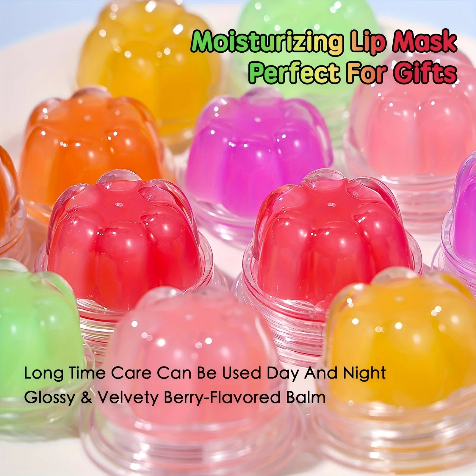 6 Pcs Jelly Fruit Lip Mask Lip Blam, Moisturizing And Nourishing Lipstick Lip Balm For Dry Lip Skin Care