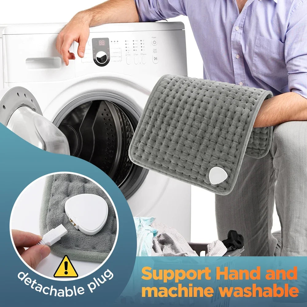 Electric Heating Pad Heat Mat with 10 Levels Constant Temp 4 Mode Timer Body Warming Thermal Mat for Abdomen Hand Thermal Mat