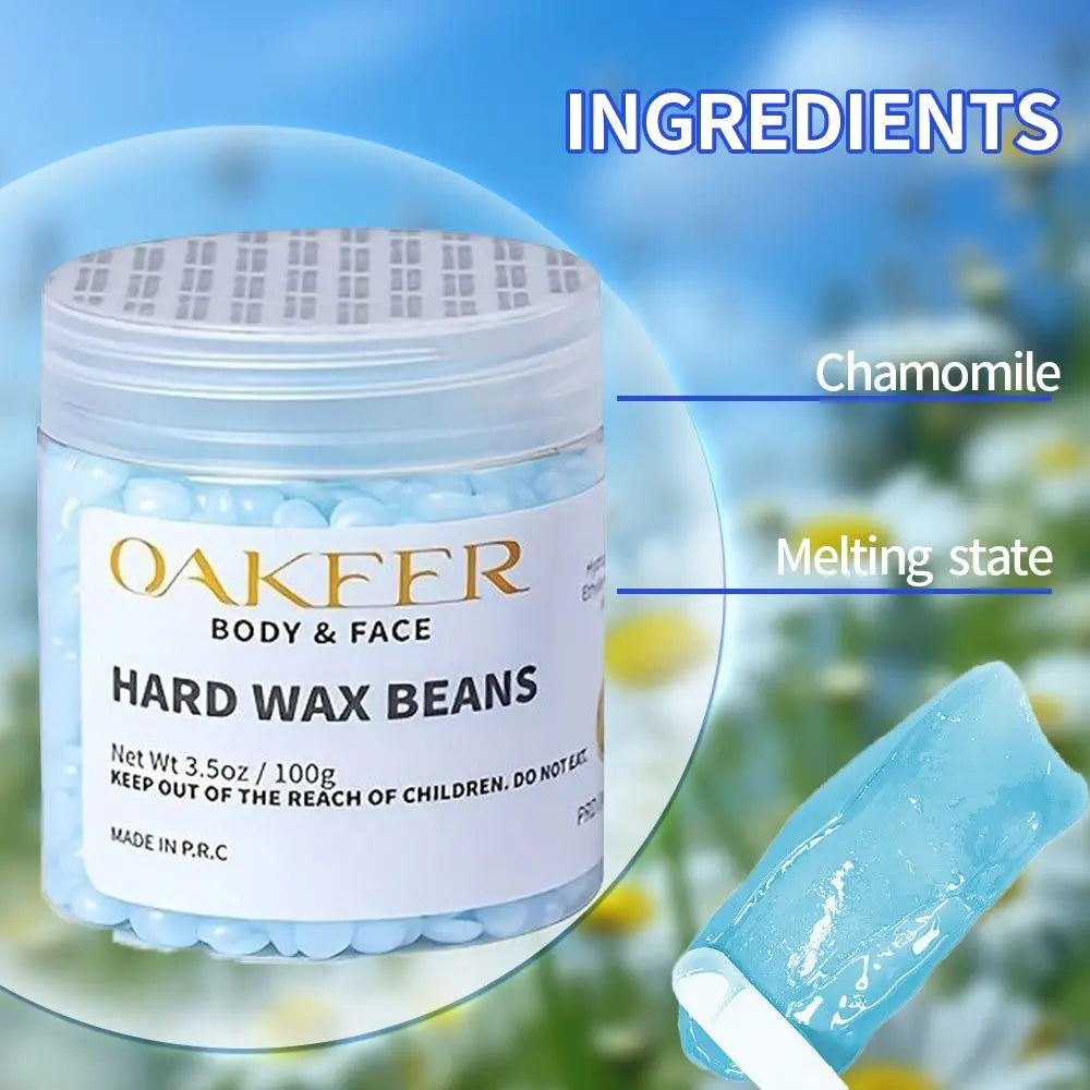 100g/400g Depilatory Wax Beans for Heating hard Wax Machine Hot Film Painless Waxing Beads Bikini Face Legs Body Hair Removal