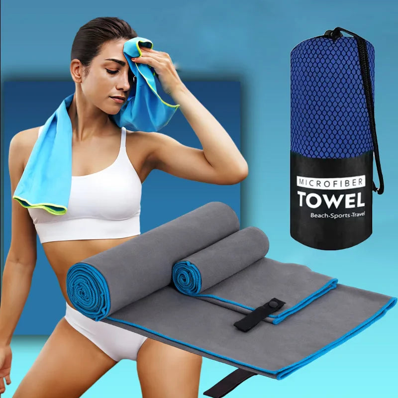 Super large Ultra-fine Fiber Bath Towel Soft High ab Sorption Travel Beauty Salon Sand Towel Quick-drying Towels for travel