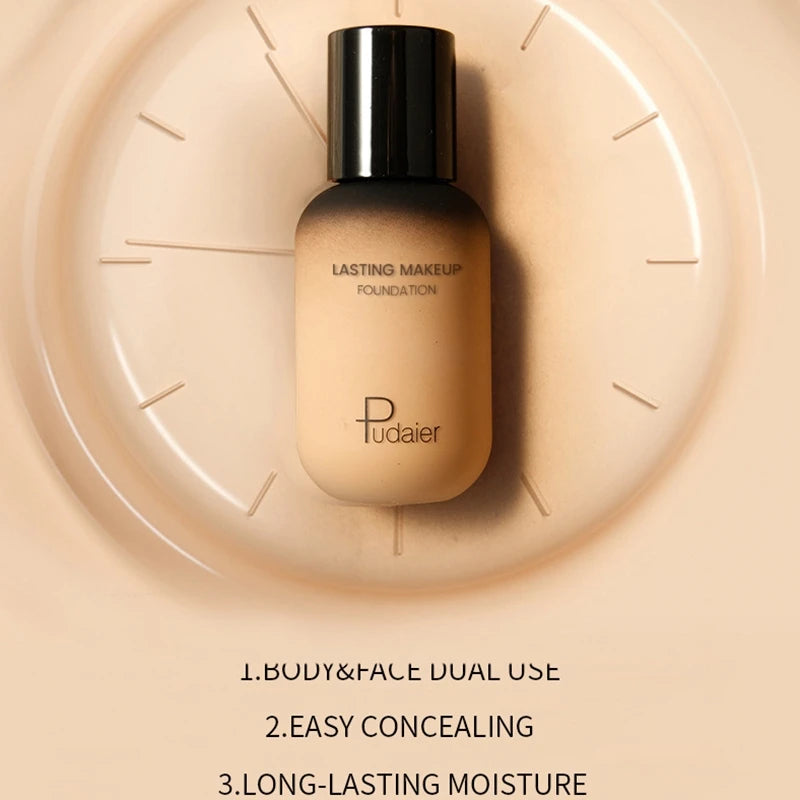 40ml Liquid Foundation Cream Waterproof Oil-control Cover Acne Base Cream Makeup Moisturize Matte Concealer Cosmetic