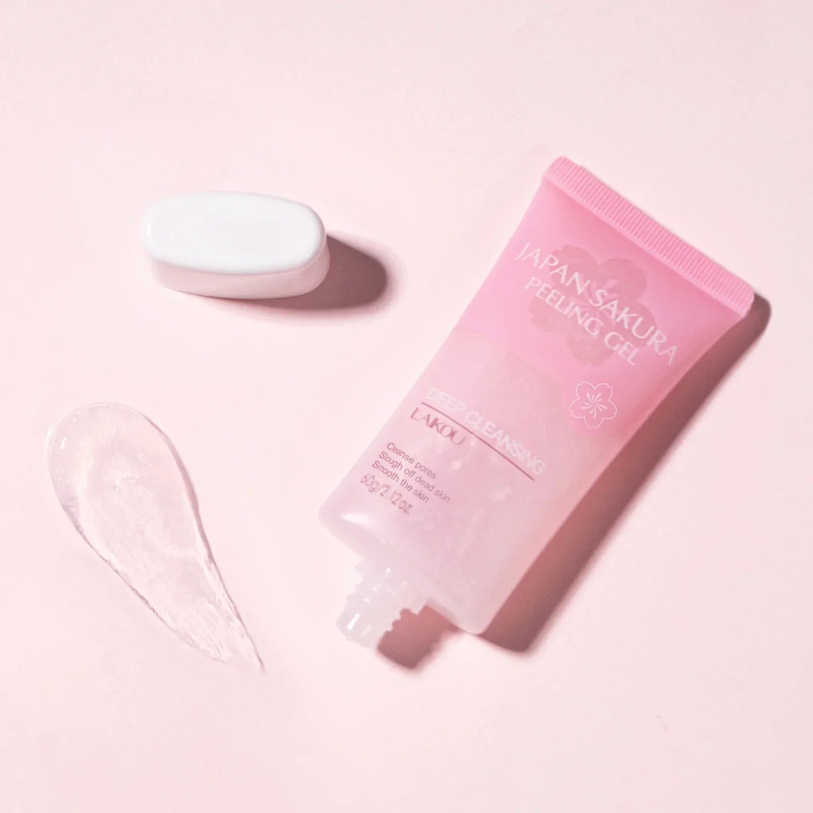 LAIKOU Exfoliating Body Face Scrub Moisturizing Brightening Hydrating Sakura Japan Remove Blackhead Skin Care Products 60g