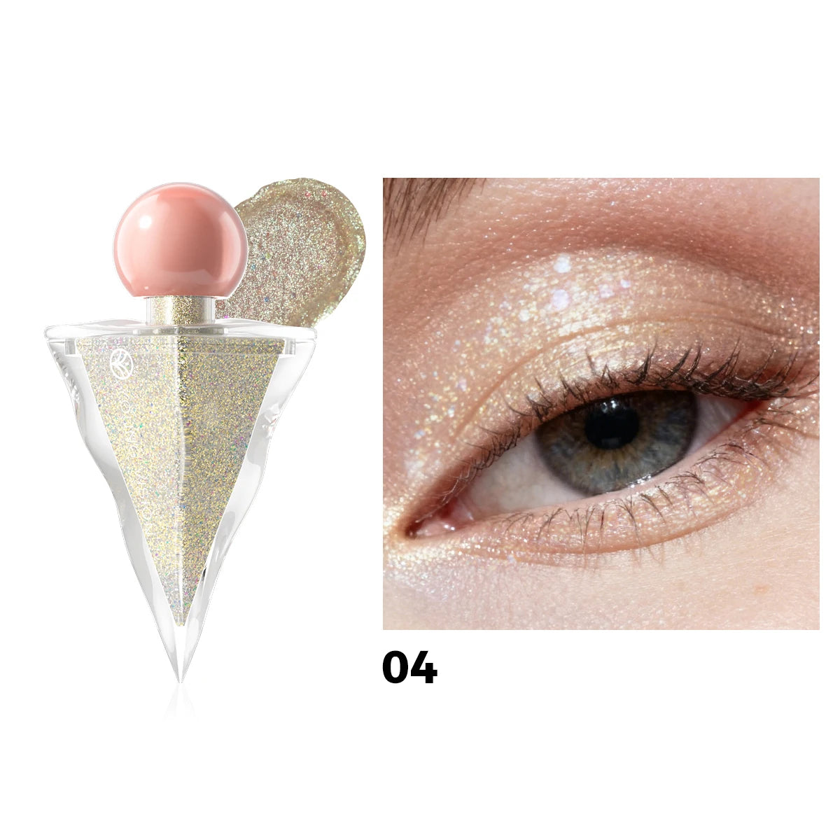 YOUNG VISION Liquid Glitter  Highlighter - 6 Colors, Water-Based, Shimmer & Metallic, Long Lasting, Waterproof