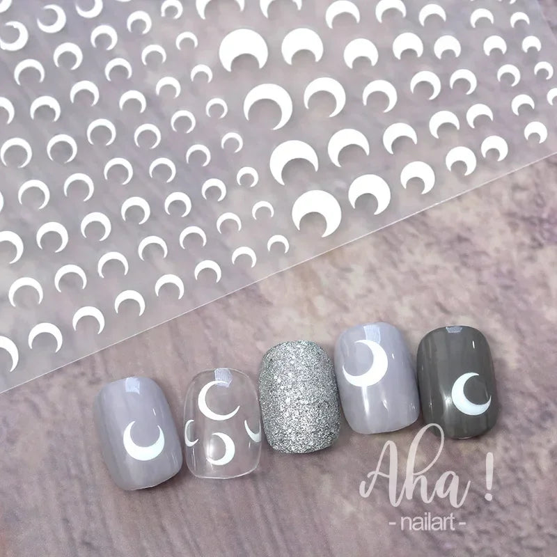 1sheet 3D Sweet Cherry Fruit Nail Art Stickers Summer Peach/Lemon/Star/Moon Nail Decals 8*10cm Adhesive Red Cherry Nail Decor