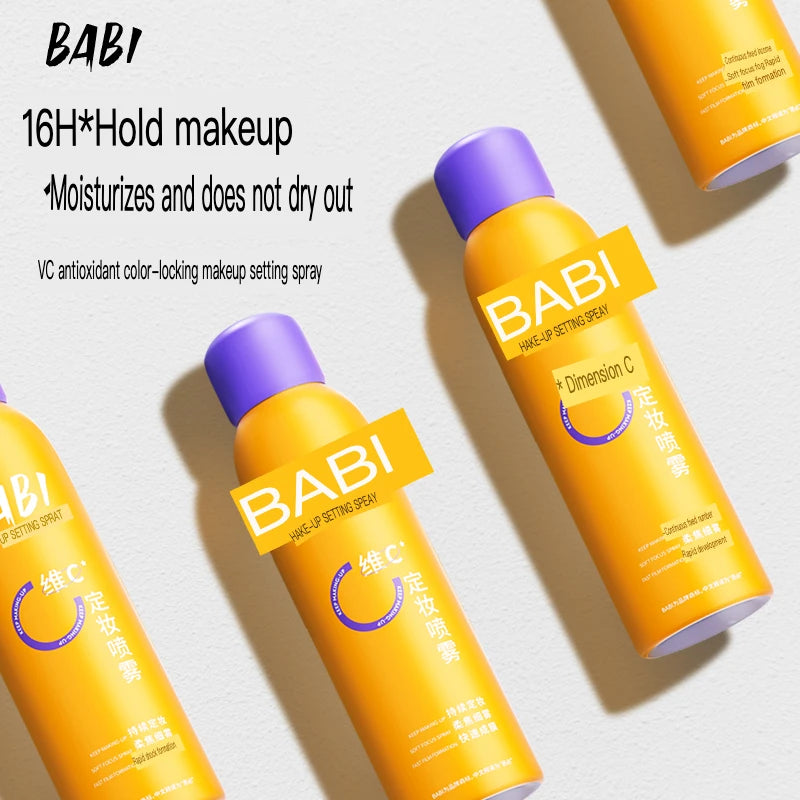 BABI Setting Spray For Oil Control, Vitamin C Long-lasting Setting Spray For Water Resistance And No Makeup Fading