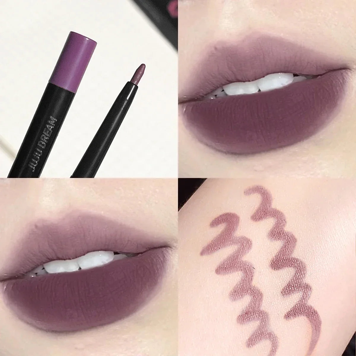 Lip liner, lip brush, lip pencil, one-piece outline, three-dimensional full lip shape, long-lasting and easy to color