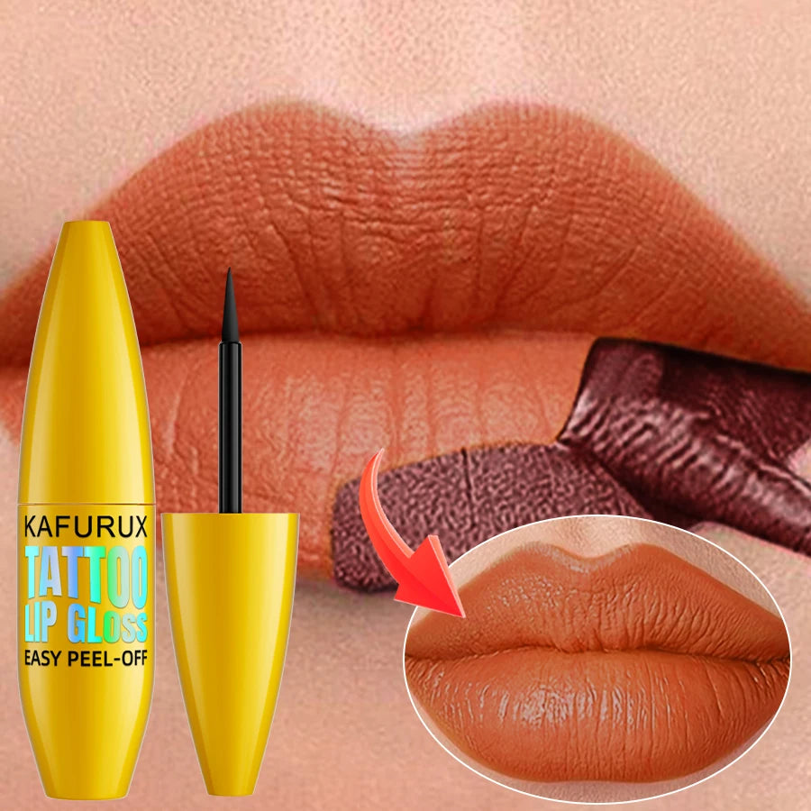 7 Colors Long Lasting Lip Inks Korean Matte Lip Tint Peel Off for Lips Stick Pink Red Makrup for Women Cosmetic Gifts Lip Stain