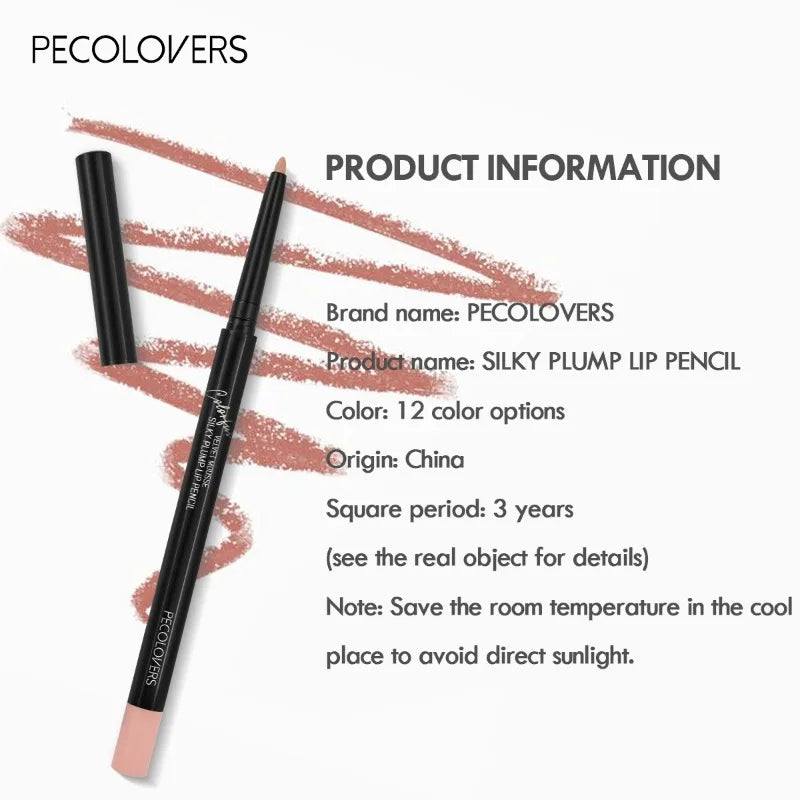 Matte Lip Liner Lipstick Waterproof Non-stick Cup Natural Long-lasting Lipstick Multi-color Lip Cosmetics Lip Pencil