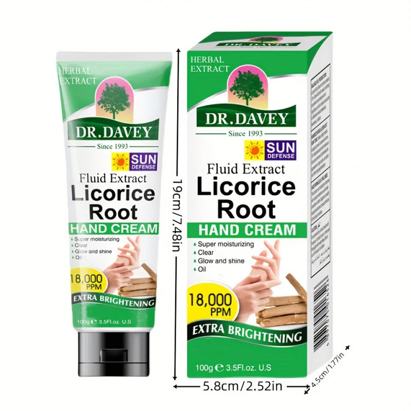 Licorice Hand CreamHand CreamMoisturizing Refreshing Non-Greasy Hydrating Hand Cream for Men and Women All Seasons Hand Care，Sui