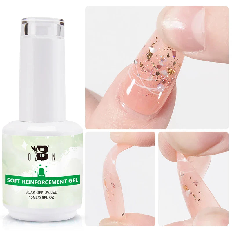 AWStorG 15ML Super Top Coat  Function Gel No Wipe Matte Top Gel Transparent Soak Off  UV LED NailArt Manicure Gel Varnish Primer