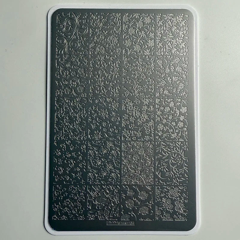 XMQ NAIL ART STAMPING PLATES FLOWERS TEMPLATES LEAVES IMAGEPLATES