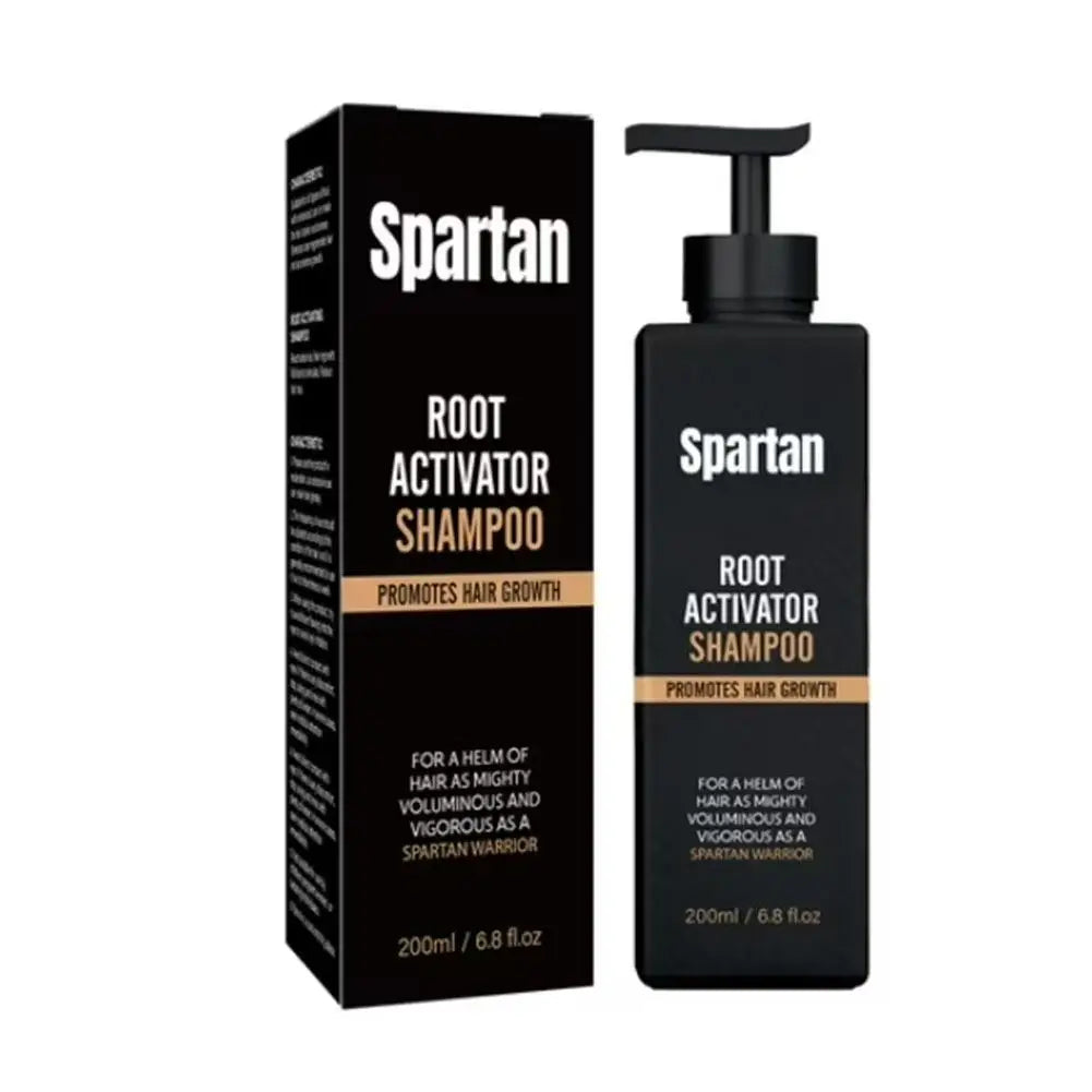 Spartan Root Activator Shampoo 200ml -Promotes Hair Growth, Strengthens Roots, Reduces Hair Loss & Fluffy Hair for Thinning Hair