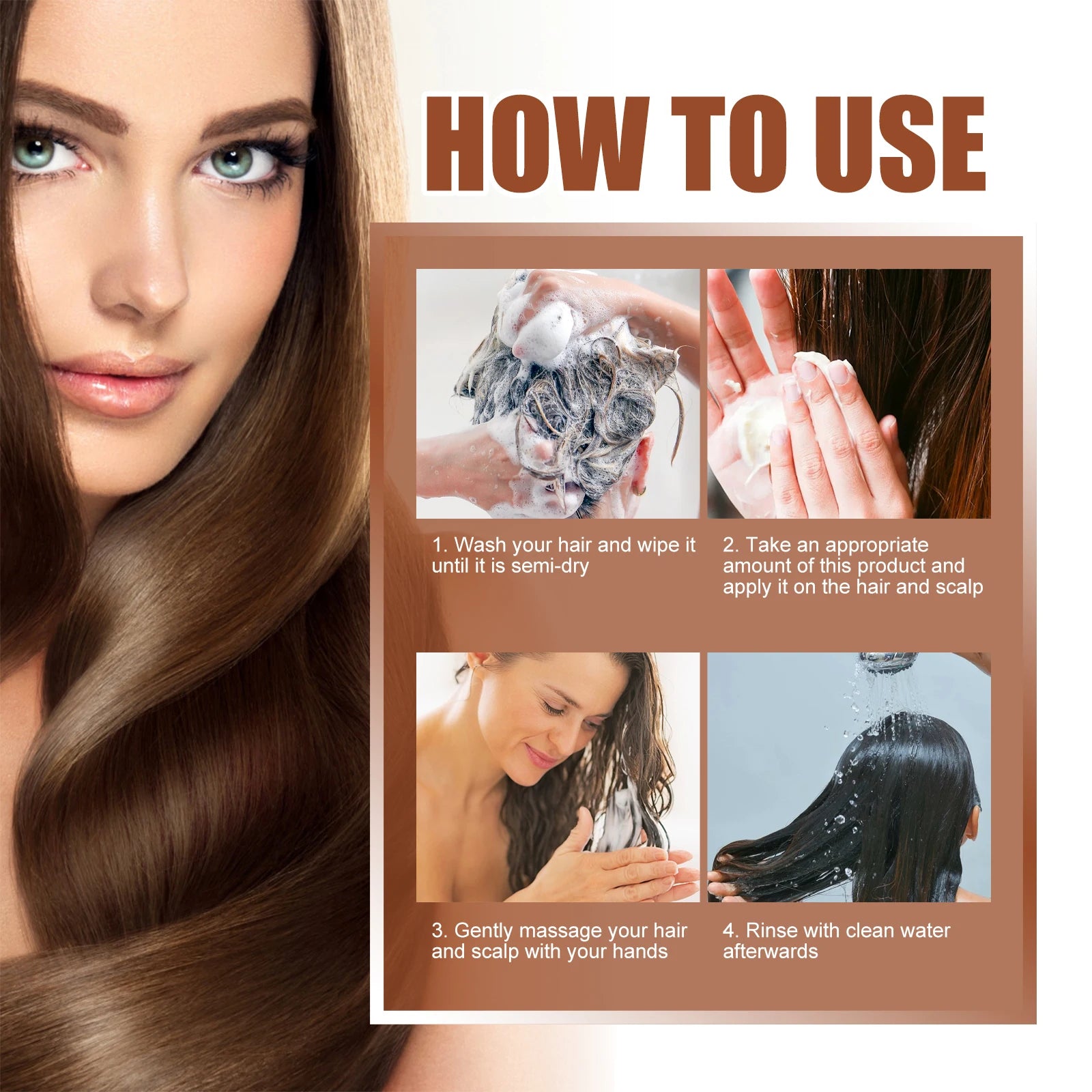 2/4pcs 120ml Batana Oil Conditioner Moisturising and Hydrating Hair Mask Improve dry, frizzy, soft and fluffy Hair Care Products