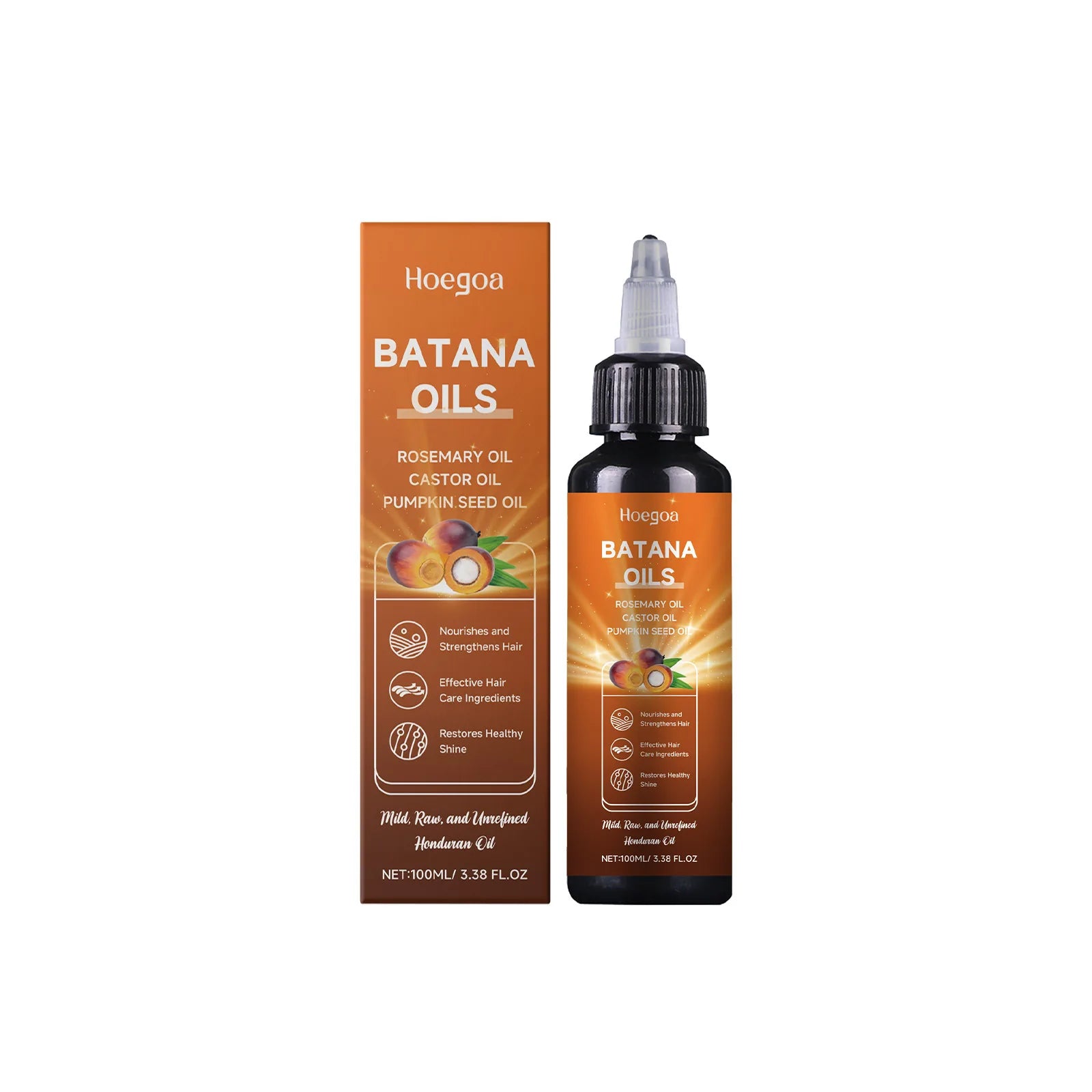 Batana Hair Oil Rosemary Hair Growth Nourishes Hair Follicle Strengthens Roots Anti Loss Repair Dry Hair Regrowth Scalp Care Oil