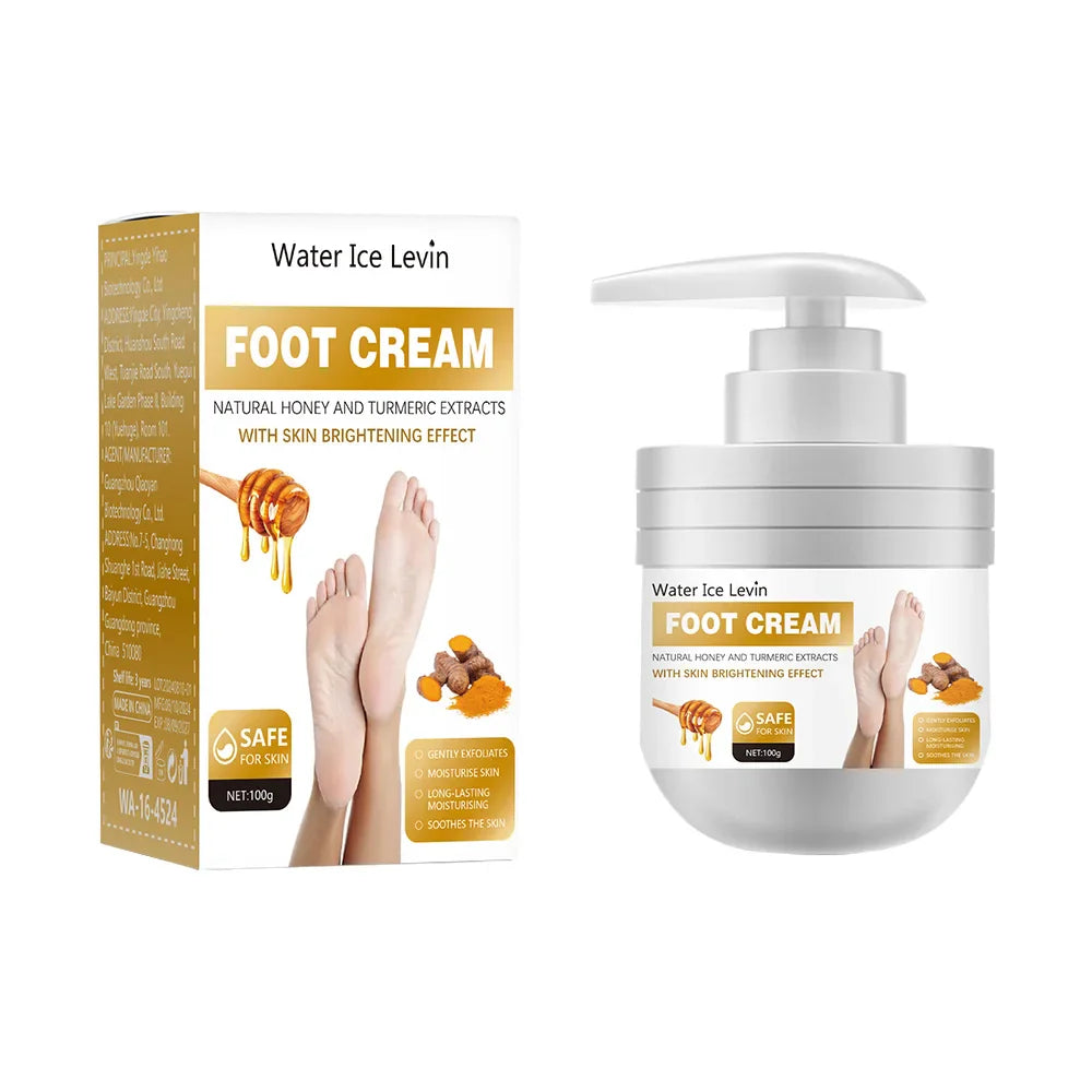 Honey Foot cream rich in collagen, oil dry exfoliating heel skin moisturizer, suitable for home hand and foot care
