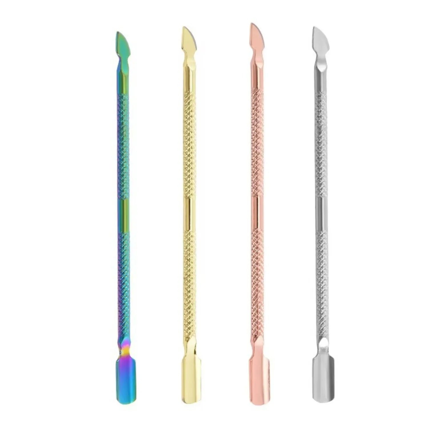 Double-ended Stainless Steel Cuticle Pusher Dead Skin Push Remover For Pedicure Manicure Nail Art Cleaner Care Tool Factory Sale