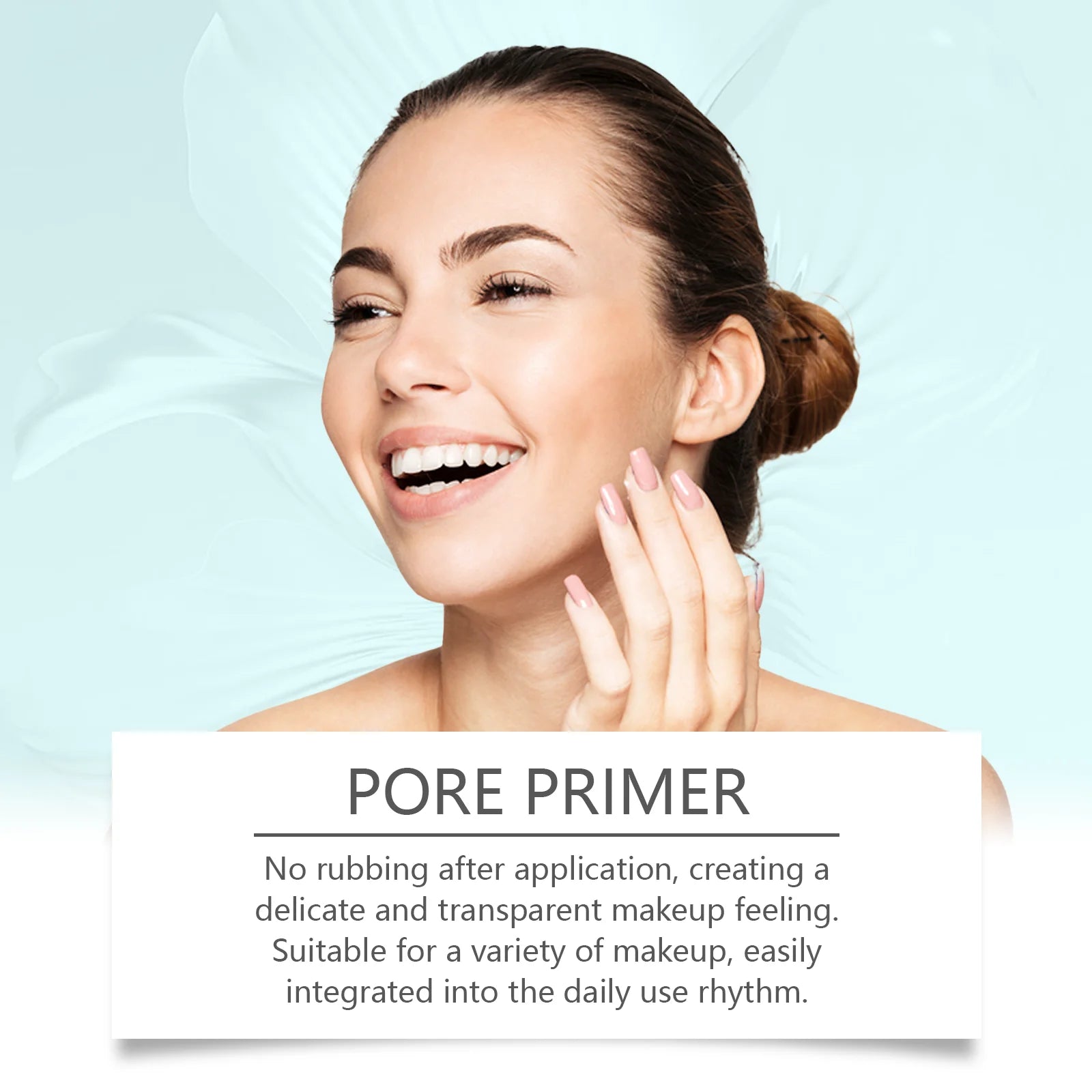 Pre-Makeup Pore Primer Invisible Pores Even Skin Tone Oil Control Smoothing Skin Moisturizing Face Primer for Flawless Makeup