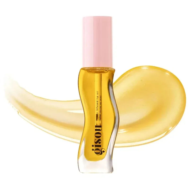 Gisou New Colors Full Range Of Long-lasting Moisturizing Raspberry Swirl Lip Oils Lip Gloss Care Lip Plumping Exfoliating Gloss