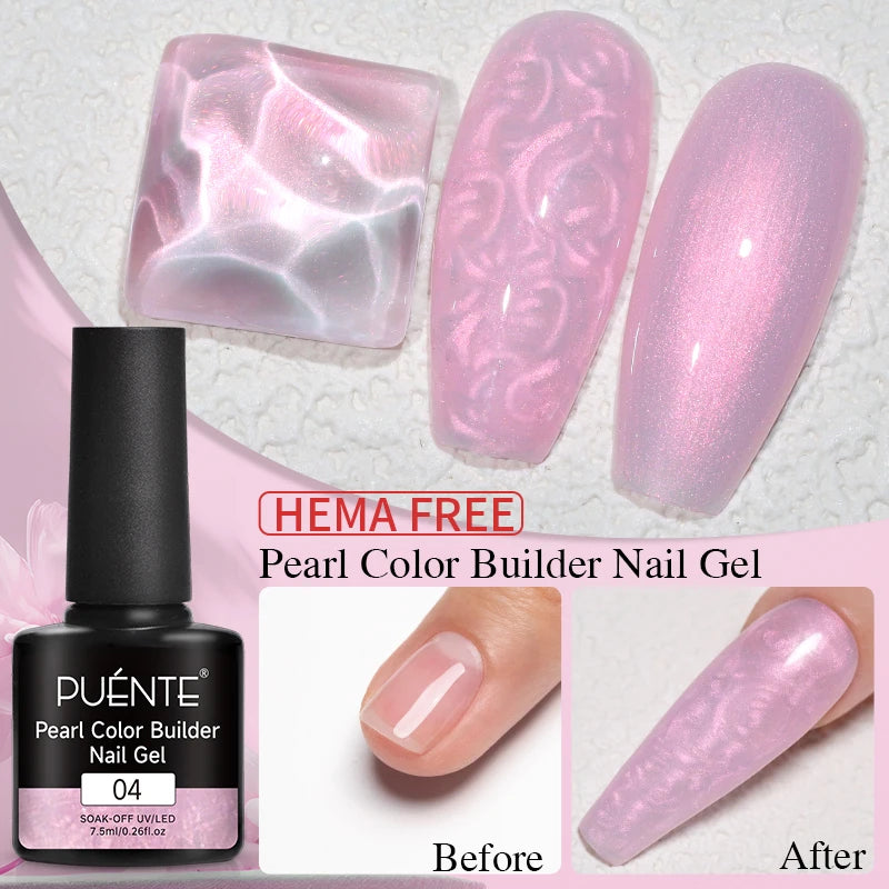 15ML 4 in 1 Builder Nail Gel For Quick Extension Nail Reinforcement Construction UV Gel Polish Semi-permanent Nail Art Varnish