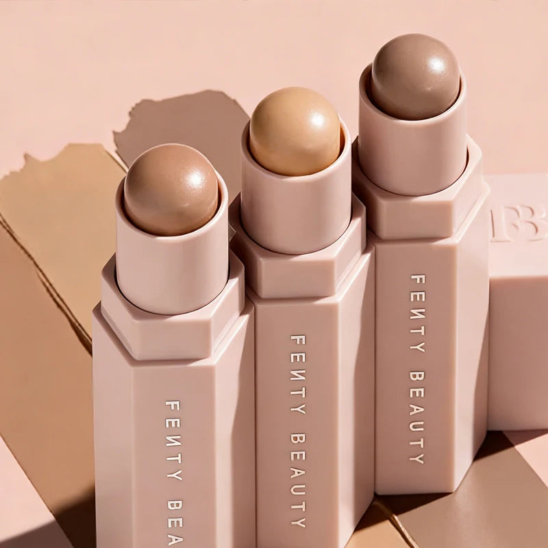 Fashion Fenty Beauty Contour Stick Concealer Face Highlighter Shadow Lasting Natural Makeup Lipstick Moisturizing Lip Cosmetics