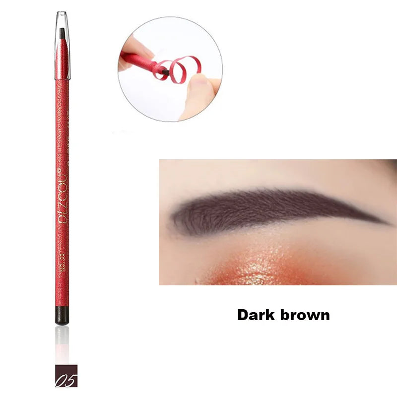 Waterproof Eyebrow Pencil – Long-Lasting Brow Tint Enhancer for a Natural Lifted Look, Professional Eye Makeup Tool