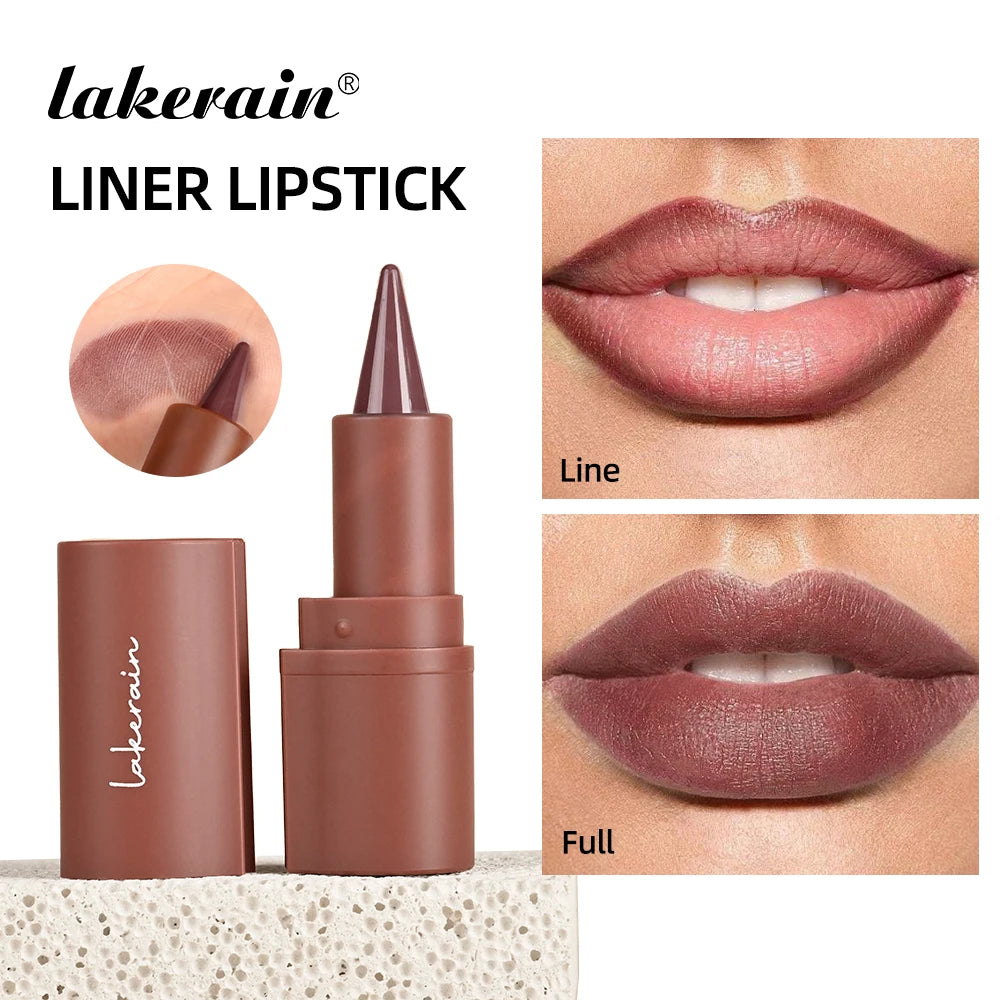 Gradient Lip Liner Lipstick Long Lasting Waterproof Matte Makeup Non Sticky Contouring Tint Lip Liner Crayon Lip Cosmetics