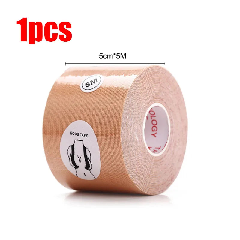 1-6pcs Boob Tape Breast Nipple Covers Push Up Bra Invisible Lift Tape Adhesive Bras Intimates Pasties Accessorie Bust Tape Women