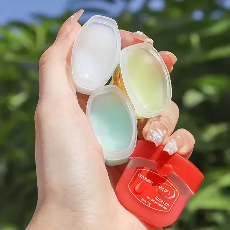 4/6/8pcs Fruit Series Lip Balm Set Set Moisturizing Refreshing Non-sticky Anti-Cracked Lip Mask Vaseline for Lips Makeup