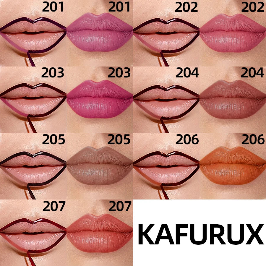 7 Color Waterproof Lip Liner Peel Off Lip Tint Long Lasting Matte Lip Gloss Red Pink Rose Contour Tear-off Lip Makeup Stian Cosm