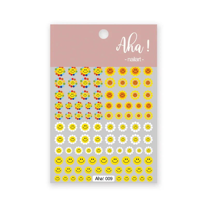 1Pcs Star/Moon/Cross Nail Art Stickers Gold/Silver Holographic Star Nail Decals Self-Adhesive 3D Manicure Decor