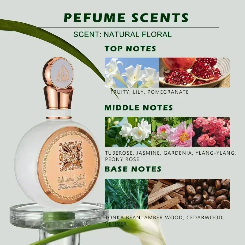 100ML Original Fakhar Body Spray Perfume Women High Quality Gift Arabic Fragrance Dating Lasting Eau De Parfum Deodorants