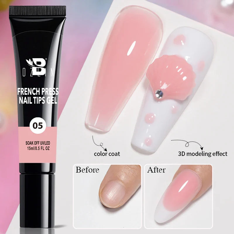 AWStorG 15ML Super Top Coat  Function Gel No Wipe Matte Top Gel Transparent Soak Off  UV LED NailArt Manicure Gel Varnish Primer