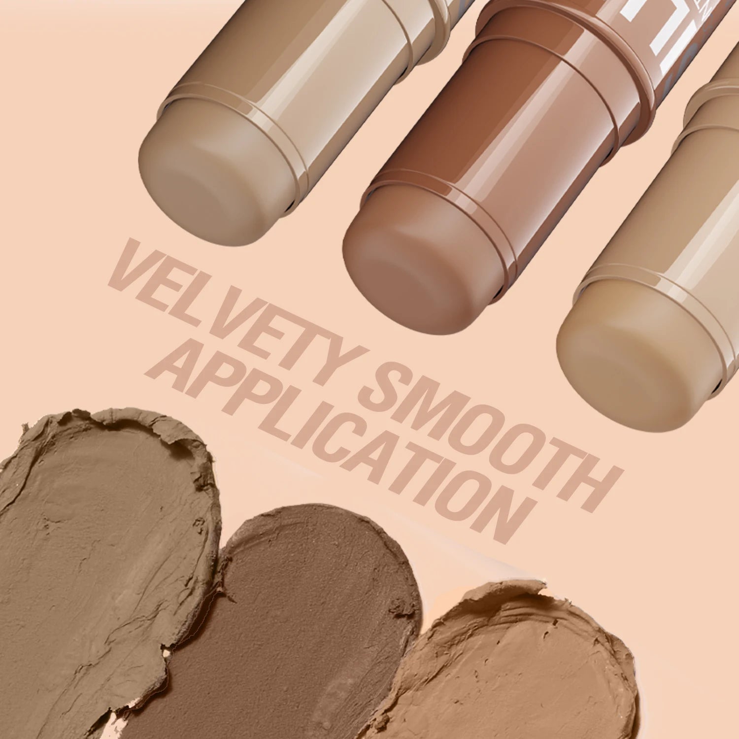 LANGMANNI Tri-Color Multi-Functional Face Brightening Contour Stick Contour & Brightening Skin-Perfecting Stick